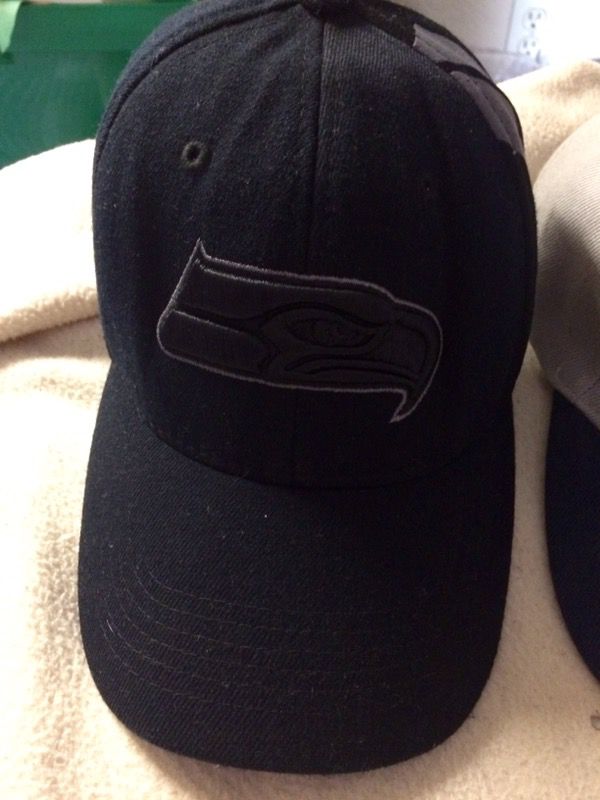Rare black and grey Seahawks Hat!!