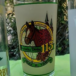 Vintage Kentucky Derby Glasses 
