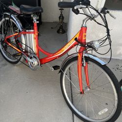 IDEAPLAY  ELECTRIC BIKE RED 