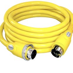 Furrion F50125-SY Yellow 25' 50 Amp 125V Cordset