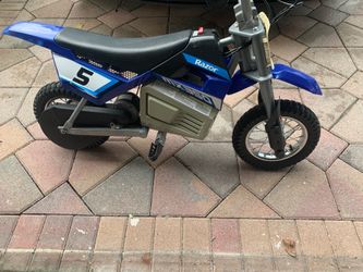 Blue razor kids DirtBike