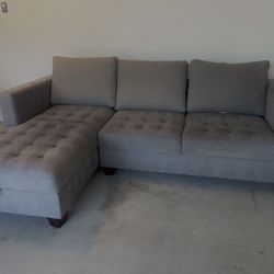 Gray Sectional Couch - FREE Delivery 🚚 