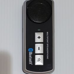 Bluetooth handsfree visor clip for iPhone android.
