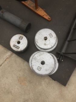 Standard weights 40-5lb plates