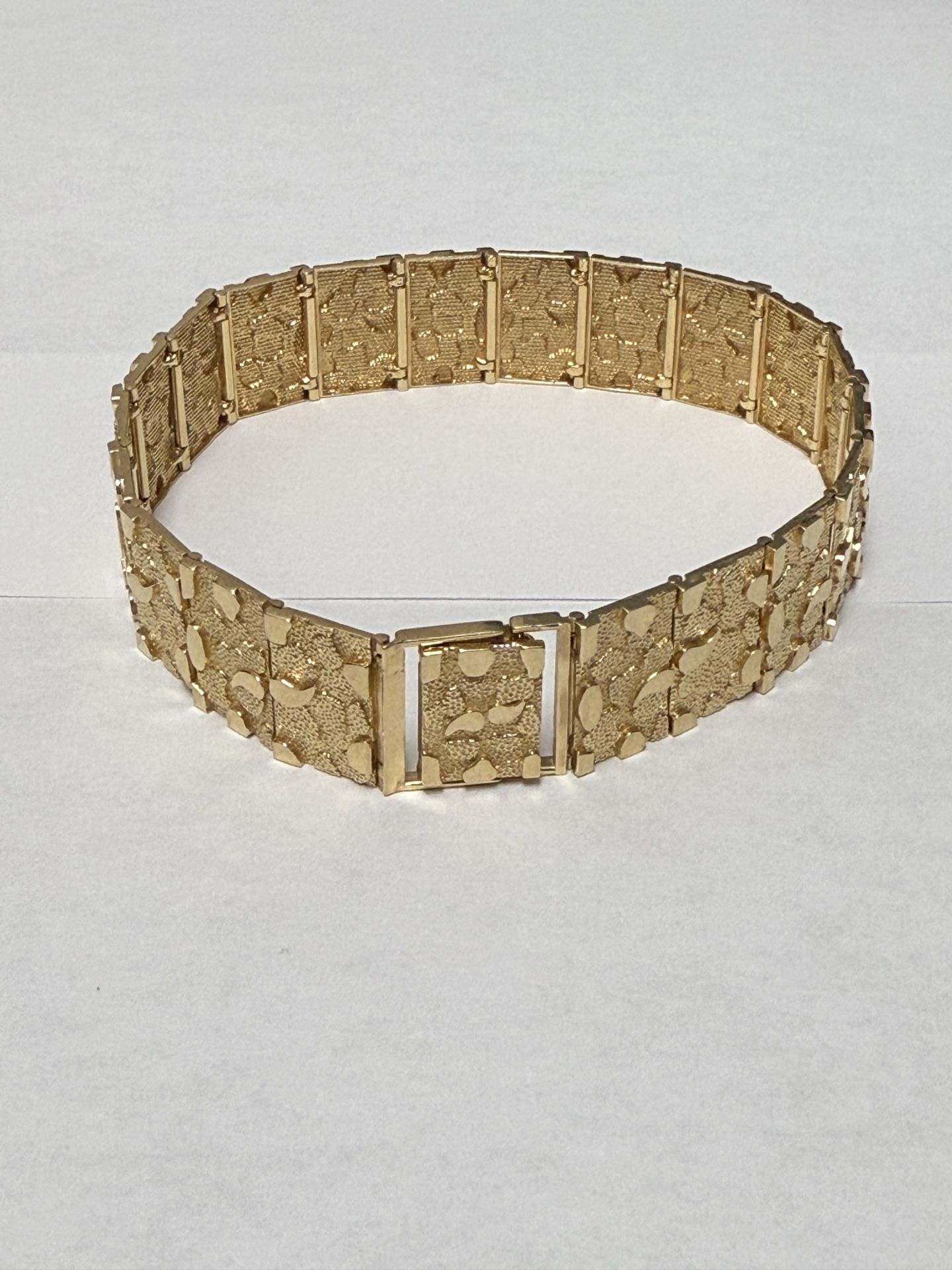 14k Real Gold Nugget Bracelet 