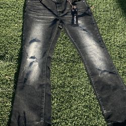 Purple Jeans  Flared 