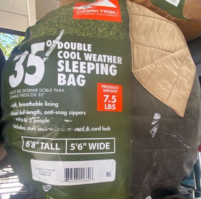 35 Double Cool Weather Sleeping Bag