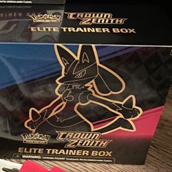 Pokémon Elite Trainer Crown Zenith Chilling Reign Scarlett & Violet 