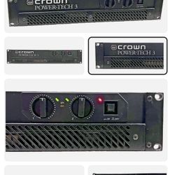 Crown Power Tech 3 Amplifier 