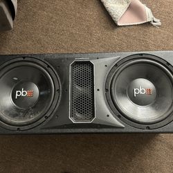 12” Subwoofers in A Box.