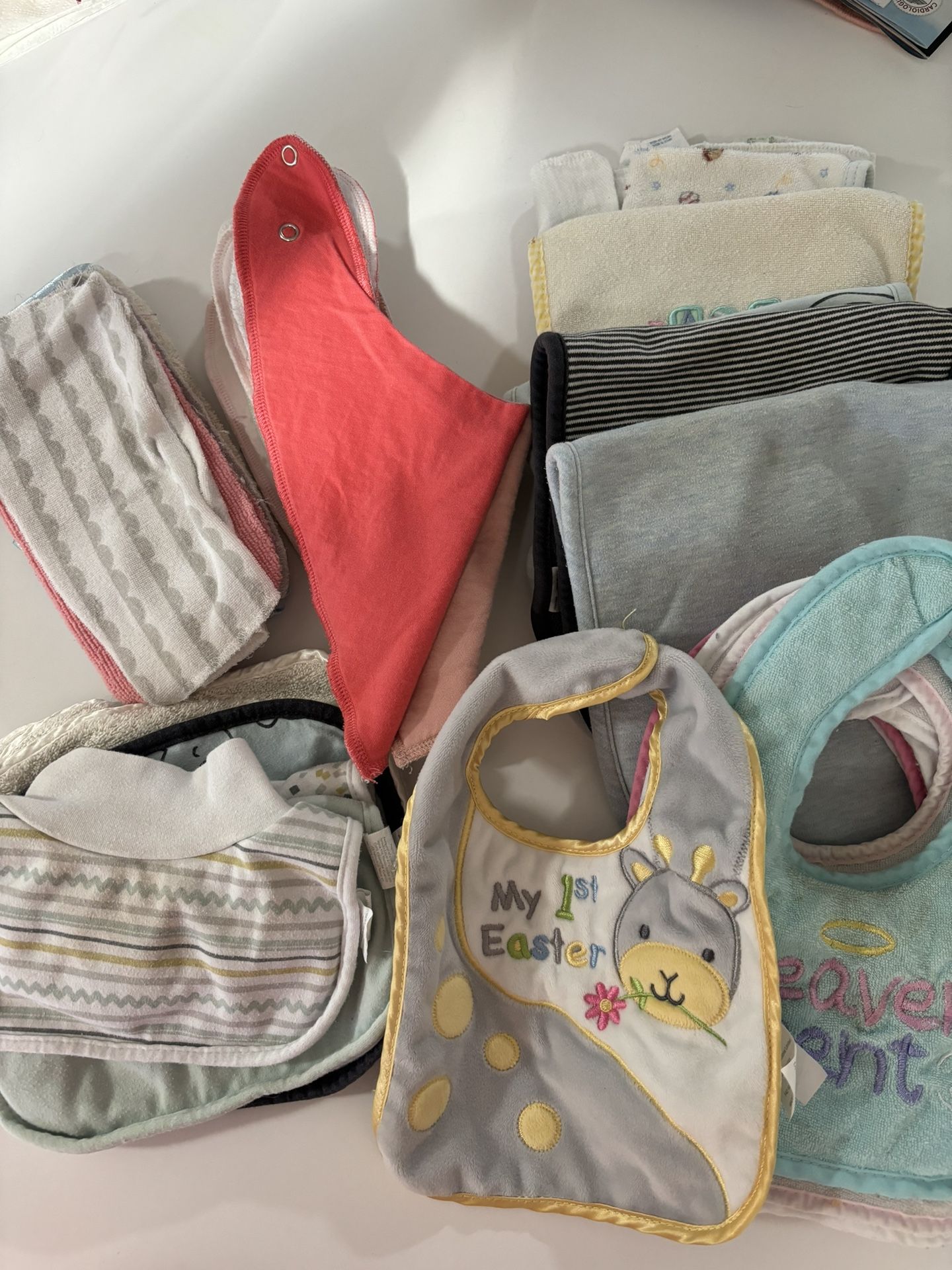 Baby Bibs, Burp Cloths, Wash Cloths