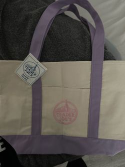 Trader Joe’s lavender large tote bags