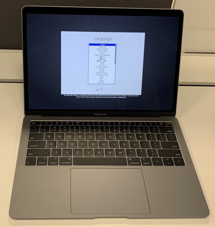 Macbook Air Gray Laptop