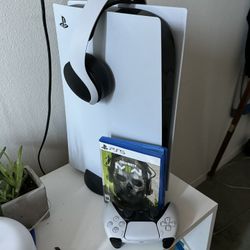 Ps5 Disc Version With Motion Wireless Headphone 