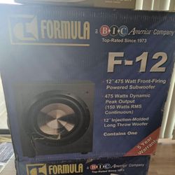 BIC Formula Speaker F-12 12’