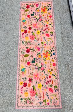 Boho Floral Runner Rug 2x6  🌺  BODJ7F