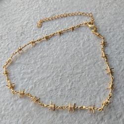 Barbed Wire Choker Necklace - The M