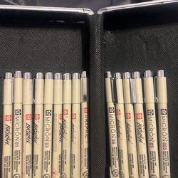 Pigma Micron And Brush Markers