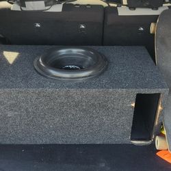 Skar Zvx 15 Inch Sub Woofer With Costum Box And Hifonics 2000 Watt Amp