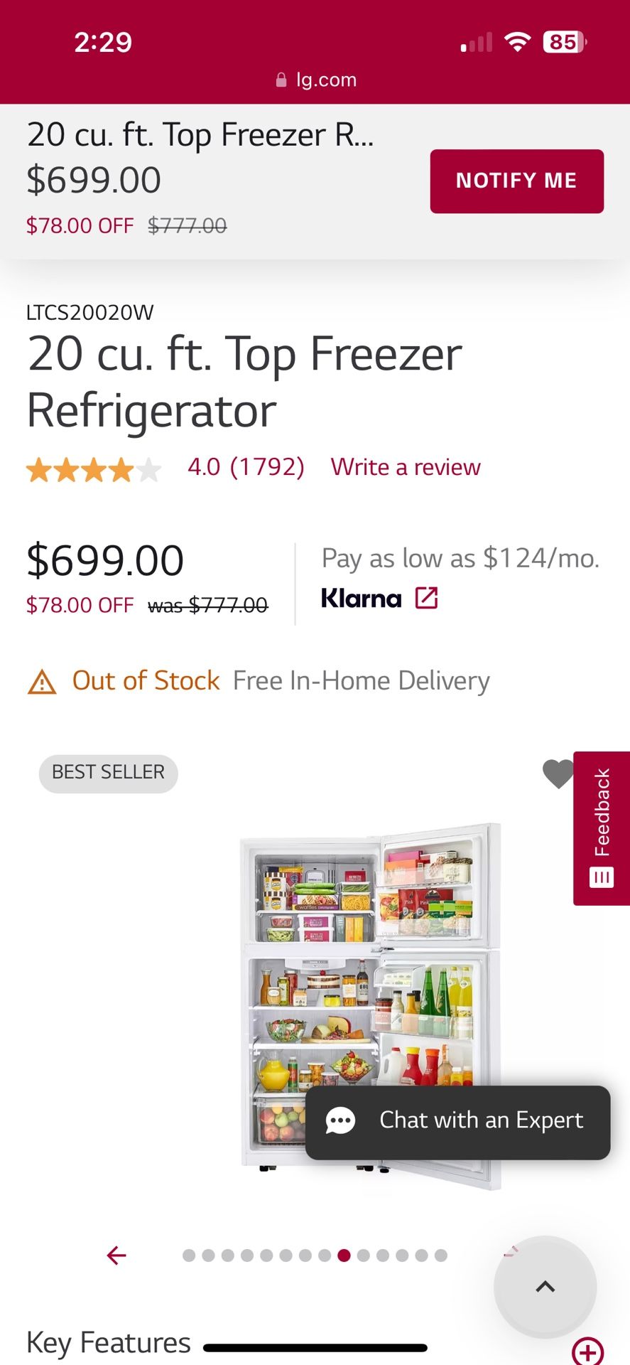 LG Refrigerator