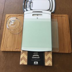 Cutting Boards New Never Used (8) Henkel, OXO, Wood