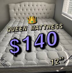 New Queen mattress only $140