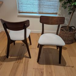 Mid-Century Dining Chairs Set of 2