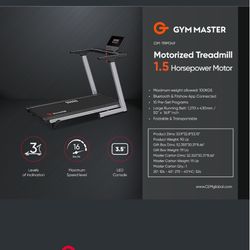 Gym Master Treadmill