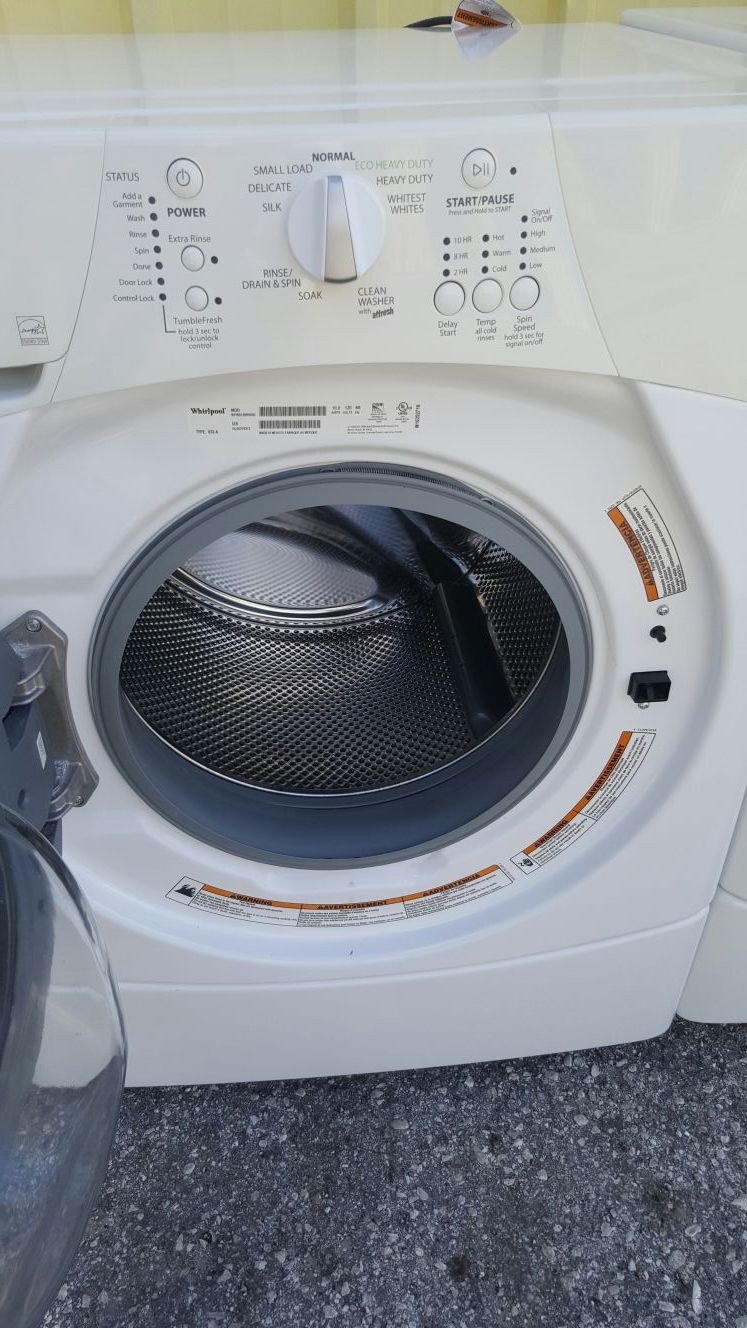 2010 whirlpool Duet front load washer and dryer set for Sale in