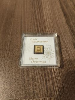 Geiger Edelmetalle 1g Gold Bar Christmas Edition