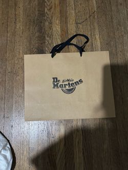 Dr. Martens Paper Shopping Bag - Tan with Black Logo