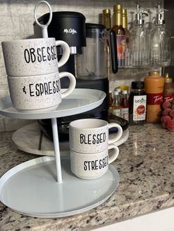 8oz Stoneware mugs