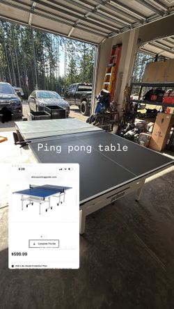 Ping pong table