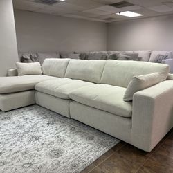 Cloud Couch Sectional Sofa With Chaise NEW *Delivery!!*
