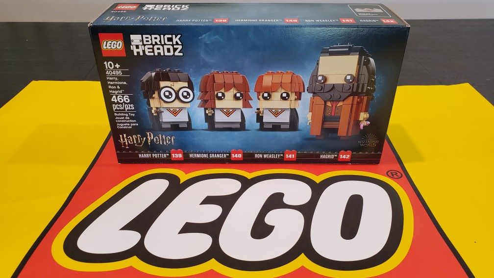 LEGO Harry Potter Harry, Hermione, Ron & Hagrid Brickheadz 40495 New