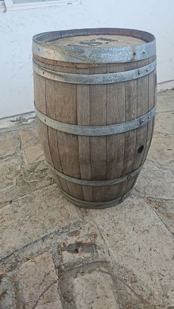 Rustic Oak Wine Barrel