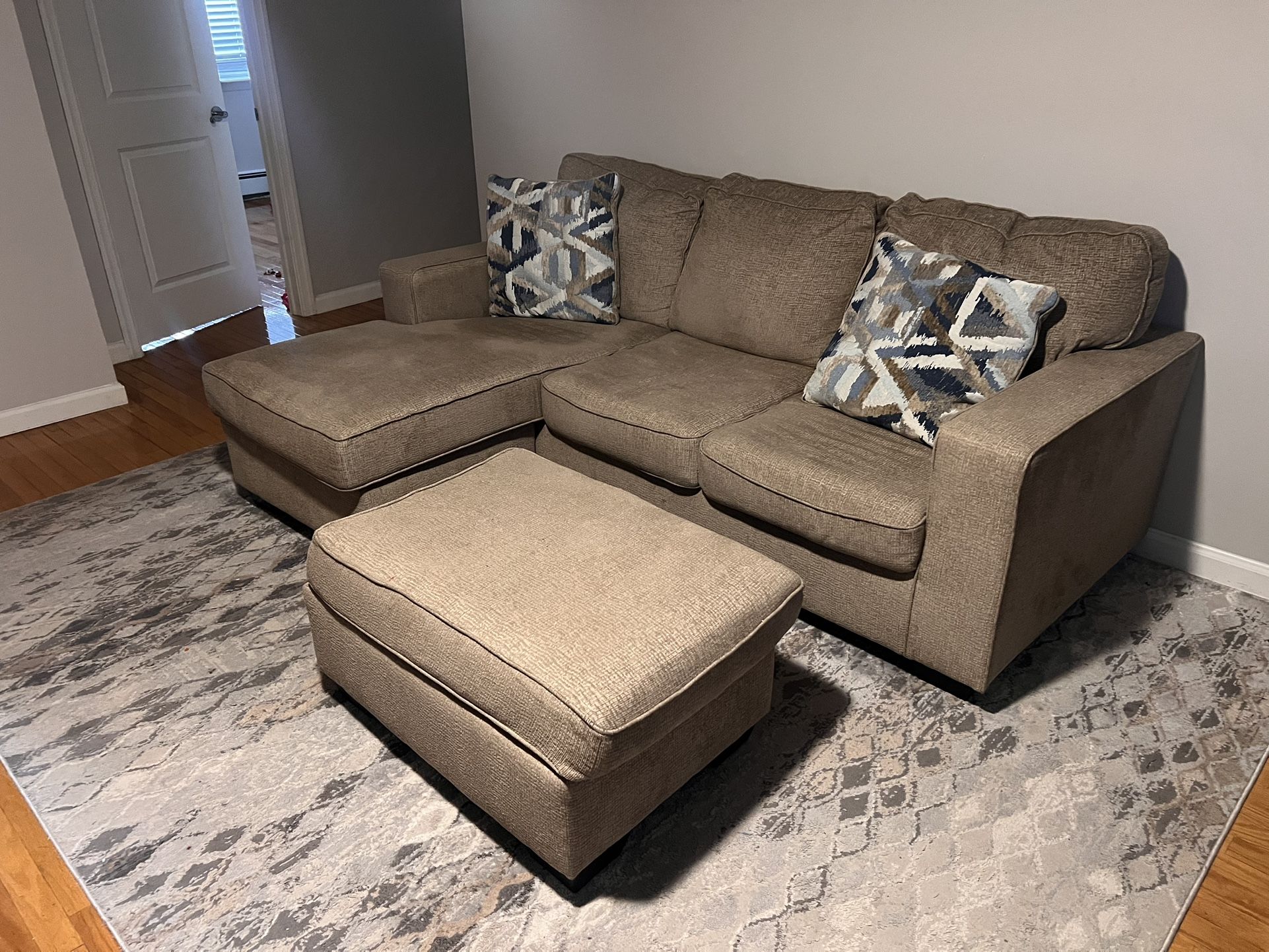 Chaise Couch With Ottoman- Ashley Furniture
