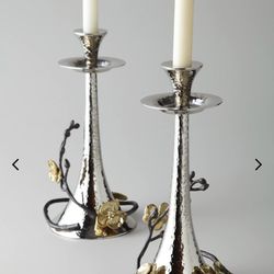 2 Michael Aram Candleholders NEW