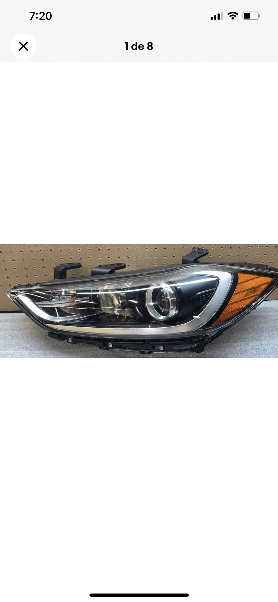 2017 2018 Hyundai Elantra OEM Halogen Headlight Left Side Passenger side