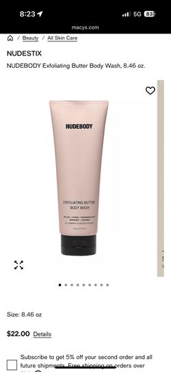 NUDEBODY Exfoliating Butter Body Wash