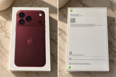 iPhone 18 Pro Max – 256GB – Burgundy | Brand New & Sealed