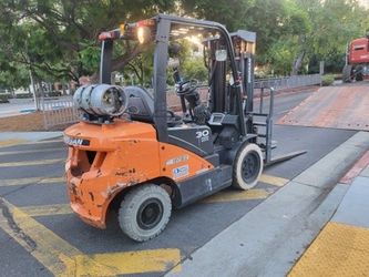 2019 Doosan G30P-7DF, Warehouse Forklift