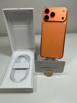 iPhone 17 Pro Max Unlocked 100%🔋Health 9/10 Like New Open Box with Charging Cable #0471