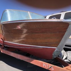 1960 Century All Wood Boat