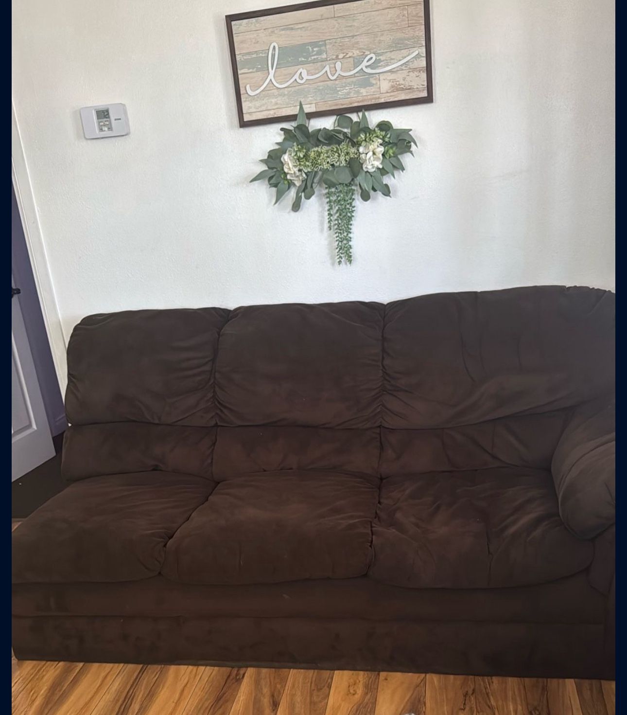 Brown Sectional Used