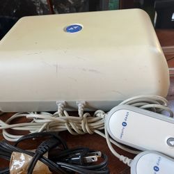 Sleep Number Select Comfort Dual Hose Air Bed Pump with 2 Remotes