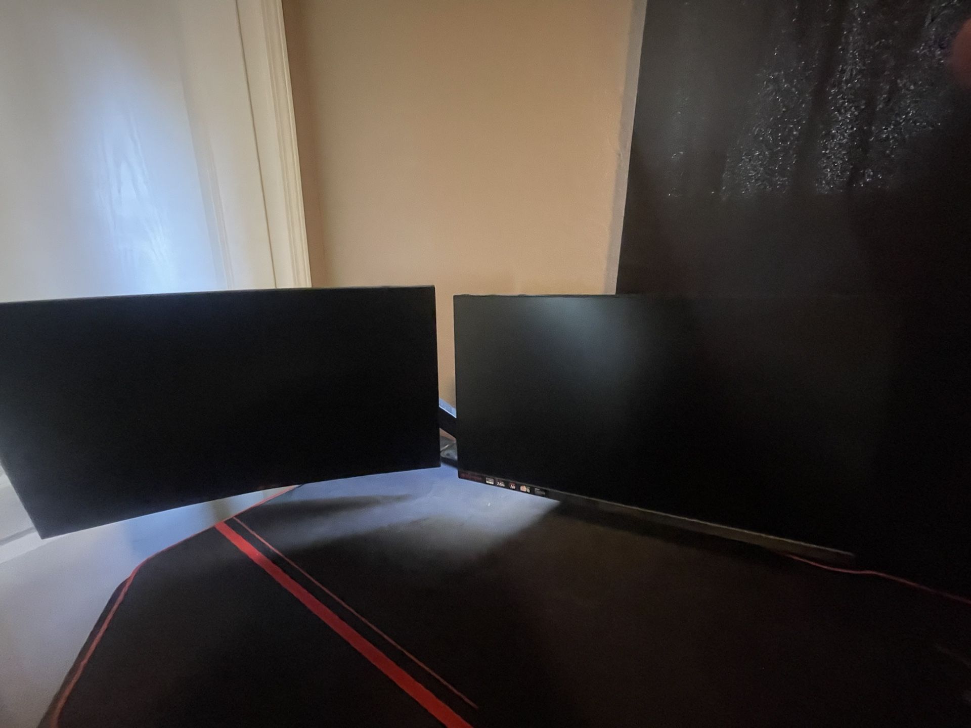 Dual Monitors With Stand (specs In Description)
