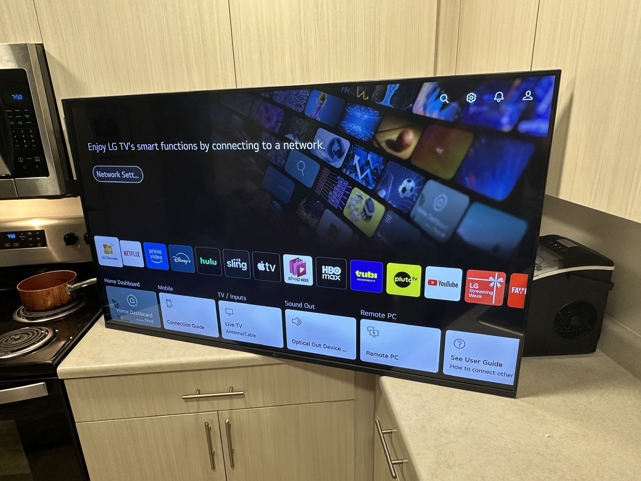 New 55” 4K Smart Tv