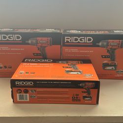 RIDGID 18V Cordless 1/2 in. Impact Wrench Kit with 4.0 Ah Battery and Charger