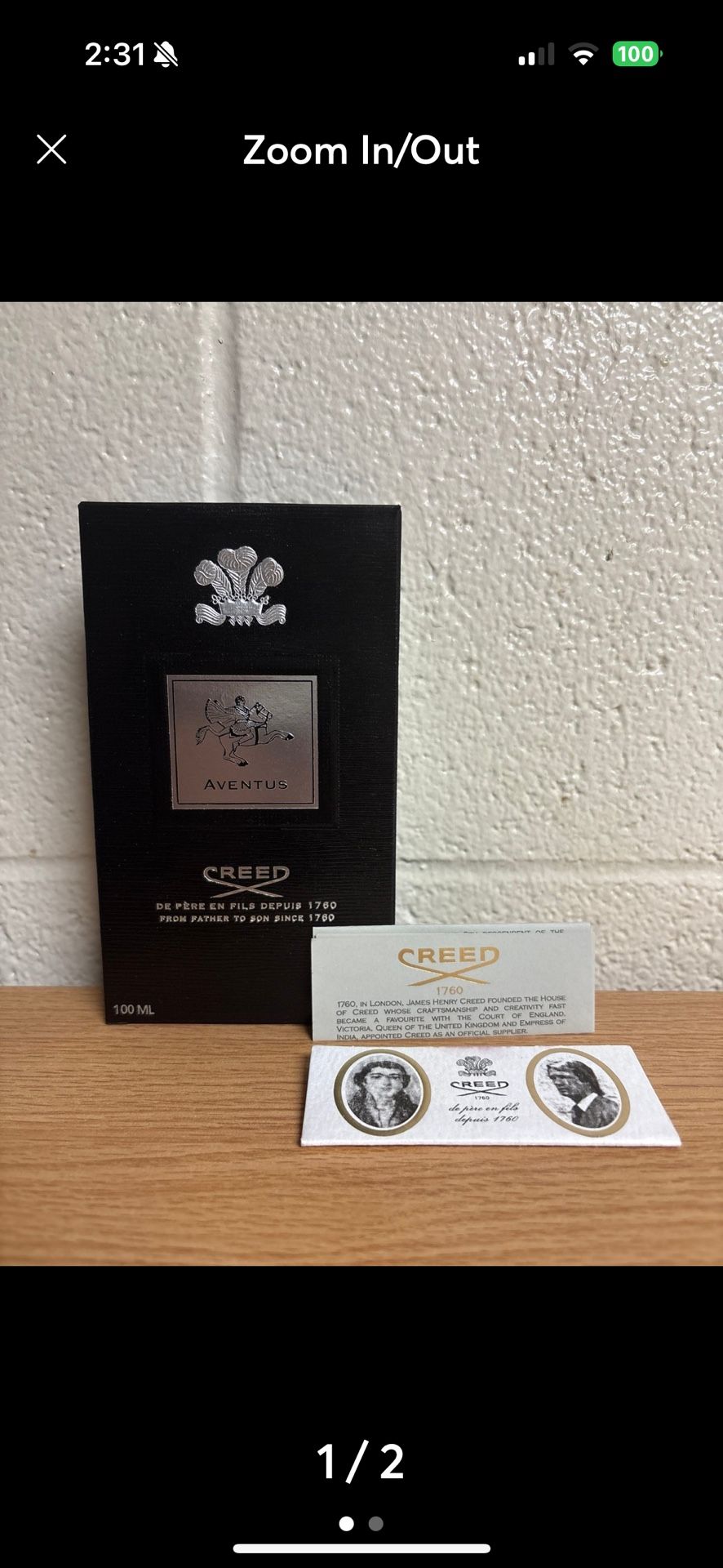 Creed Aventus 100ml Eau de Parfum – Luxury Fragrance